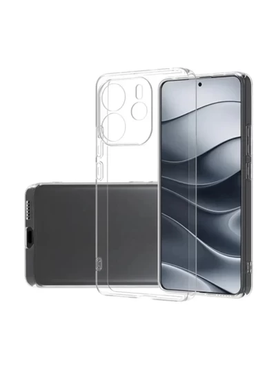 Накладка силиконовая для Xiaomi Redmi Note 14 4G прозрачная