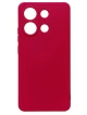 Изображение Накладка силиконовая Silicone Cover для Xiaomi Redmi Note 13 Pro 4G/Poco M6 Pro 4G/Redmi Note 14S красная