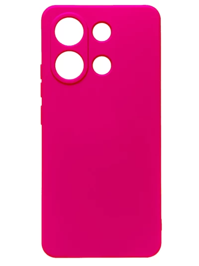 Накладка силиконовая Silicone Cover для Xiaomi Redmi Note 13 Pro 4G/Poco M6 Pro 4G/Redmi Note 14S розовая