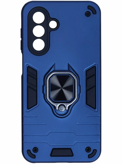 Чехол накладка противоударный с кольцом New Case для Samsung Galaxy A56 синий