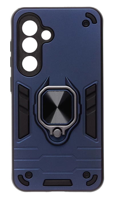 Чехол накладка противоударный с кольцом New Case для Samsung Galaxy A36 синий