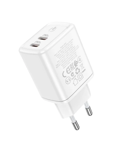 Сетевое зарядное устройство Borofone BN9 Reacher PD35W белый