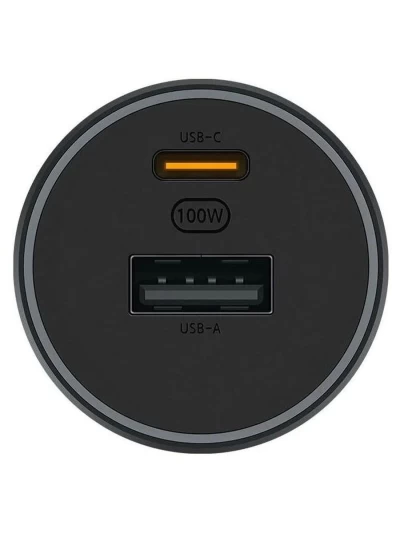 Автомобильное зарядное устройство Xiaomi Car Charge 1A1C 100W черный