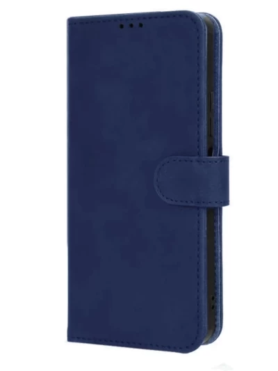 Чехол книжка с флипом Fashion Case для Xiaomi Redmi Note 13 Pro 4G/Poco M6 Pro 4G/Redmi Note 14S Синий