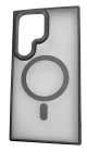 Изображение Чехол накладка Q Series MagSafe для Samsung Galaxy S24 Ultra серый