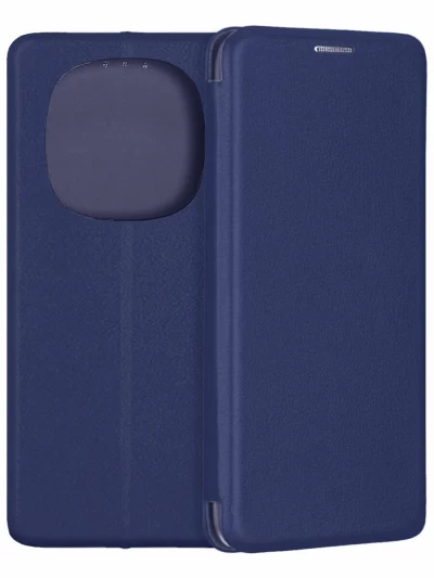 Чехол книжка Fashion Case для Xiaomi Redmi Note 14 Pro Синий