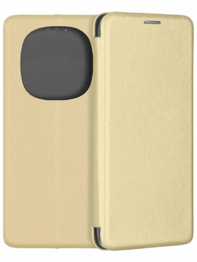 Чехол книжка Fashion Case для Xiaomi Redmi Note 14 Pro Золотистый