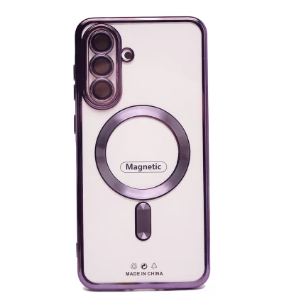 Накладка силиконовая Magnetic для Samsung Galaxy A36 сиреневая