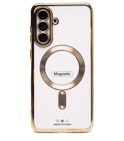Накладка силиконовая Magnetic для Samsung Galaxy A36 золотистая