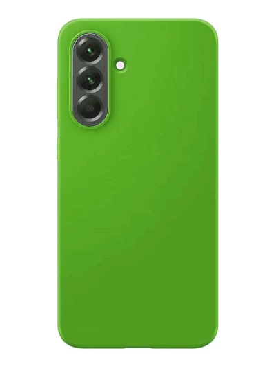 Накладка силиконовая Silicone Cover для Samsung Galaxy A36 салатовая