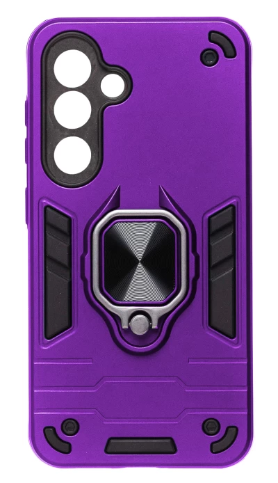 Чехол накладка противоударный с кольцом New Case для Samsung Galaxy A56 сиреневый