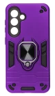 Изображение Чехол накладка противоударный с кольцом New Case для Samsung Galaxy A56 сиреневый