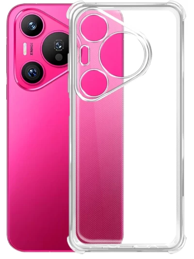 Накладка силиконовая для Huawei Pura 70 Pro/70 Pro Plus прозрачная