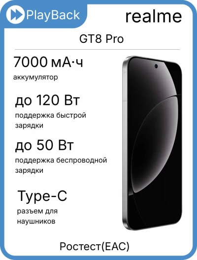 Смартфон Realme GT8 Pro 16/512 ГБ Белый (РСТ)