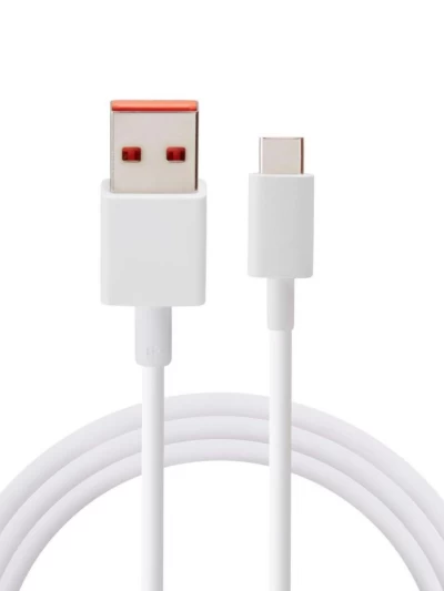 Кабель Xiaomi 6A Type-A на Type-C, белый