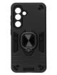 Изображение Чехол накладка противоударный с кольцом New Case для Samsung Galaxy A37 черный