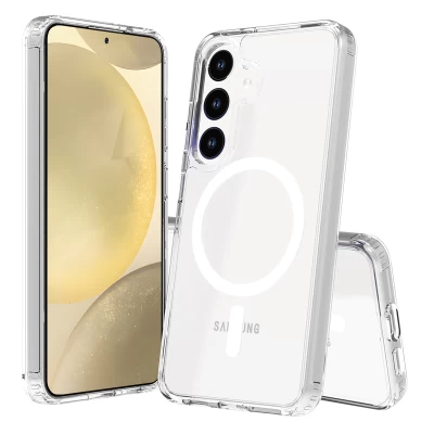 Накладка силиконовая Magnetic для Samsung Galaxy A37 прозрачная