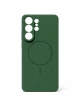 Изображение Чехол-накладка Silicone Case c MagSafe для Samsung Galaxy S26 Ultra зеленый
