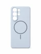 Изображение Чехол-накладка Silicone Case c MagSafe для Samsung Galaxy S26 Ultra голубой