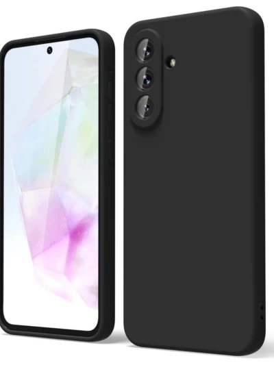 Накладка силиконовая Silicone Case для Samsung Galaxy A57 черная